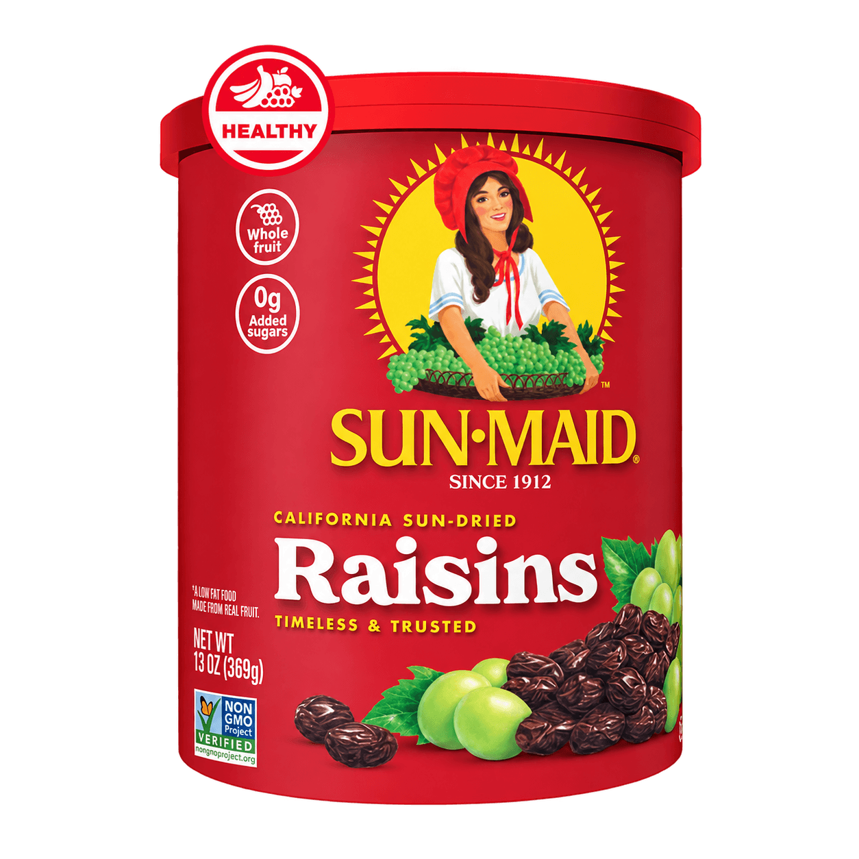 Sun-Maid California Sun-Dried Raisins, Pack Options (Demo)
