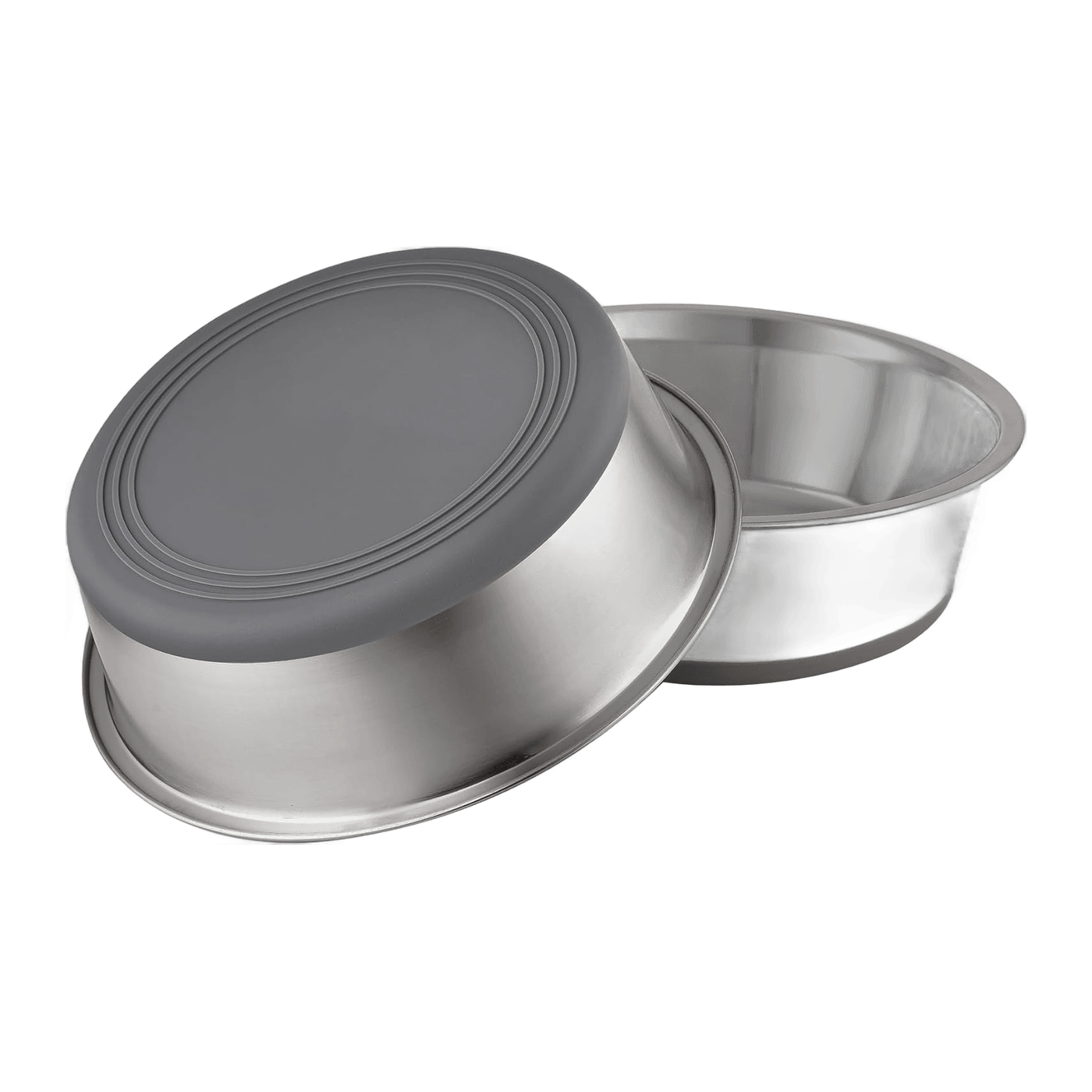 PEGGY11 Nonslip Stainless Steel Pet Bowls, Set of 2 (Demo)