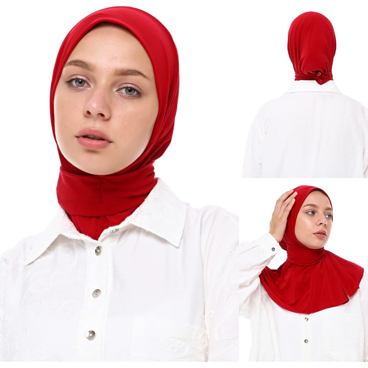 Marwa Fashion Women's Lightweight Polyester Hijab