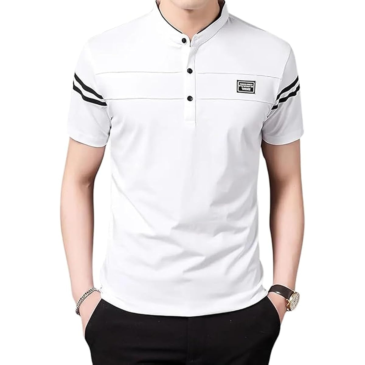 Lymio Men's Regular Fit Short Sleeve Polo Shirt Polo-78