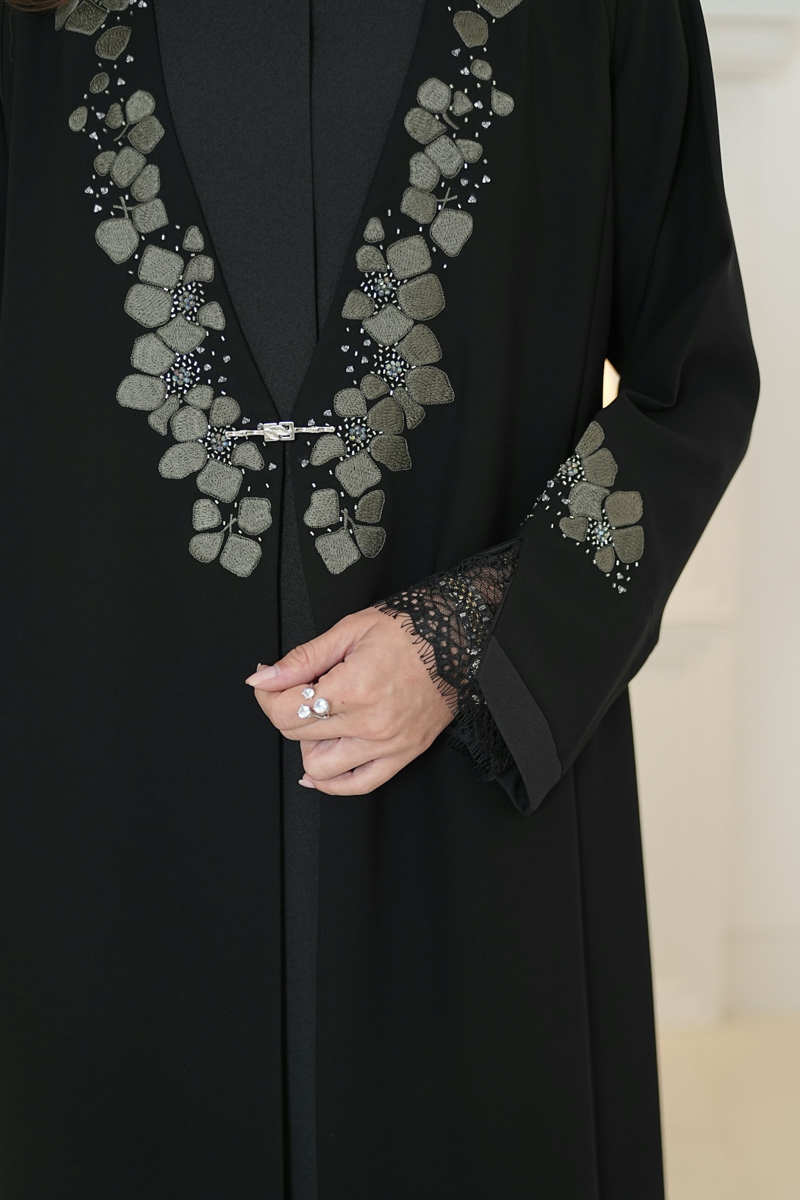 Aab Classic Black Abaya