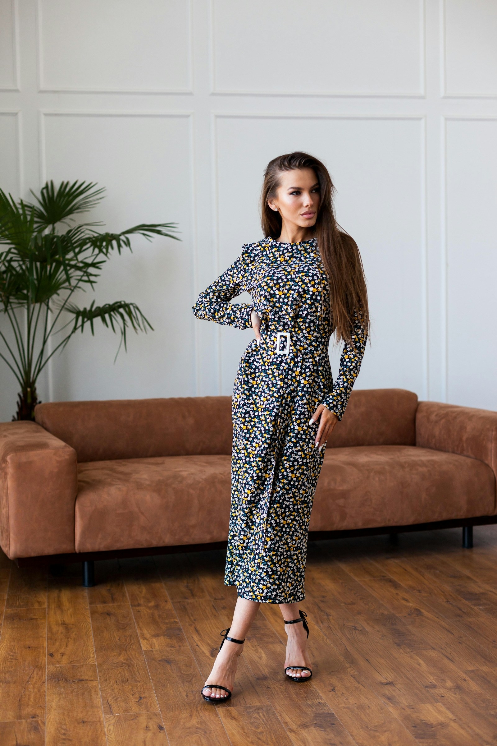 Annah Hariri Embroidered Jalabiya Dress