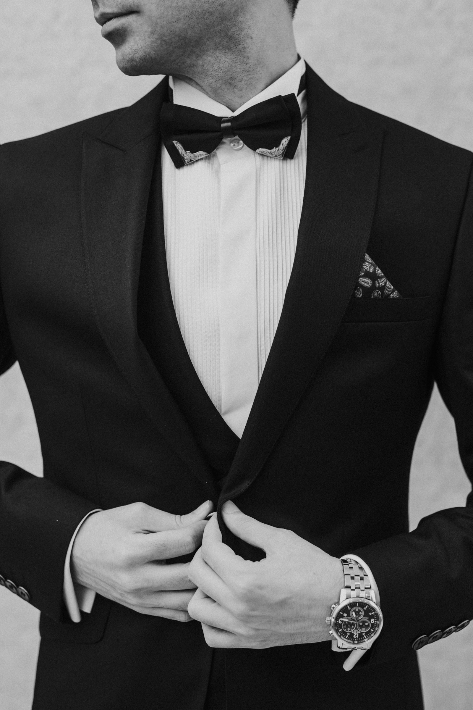 BOSS Slim-Fit Tuxedo in Virgin Wool
