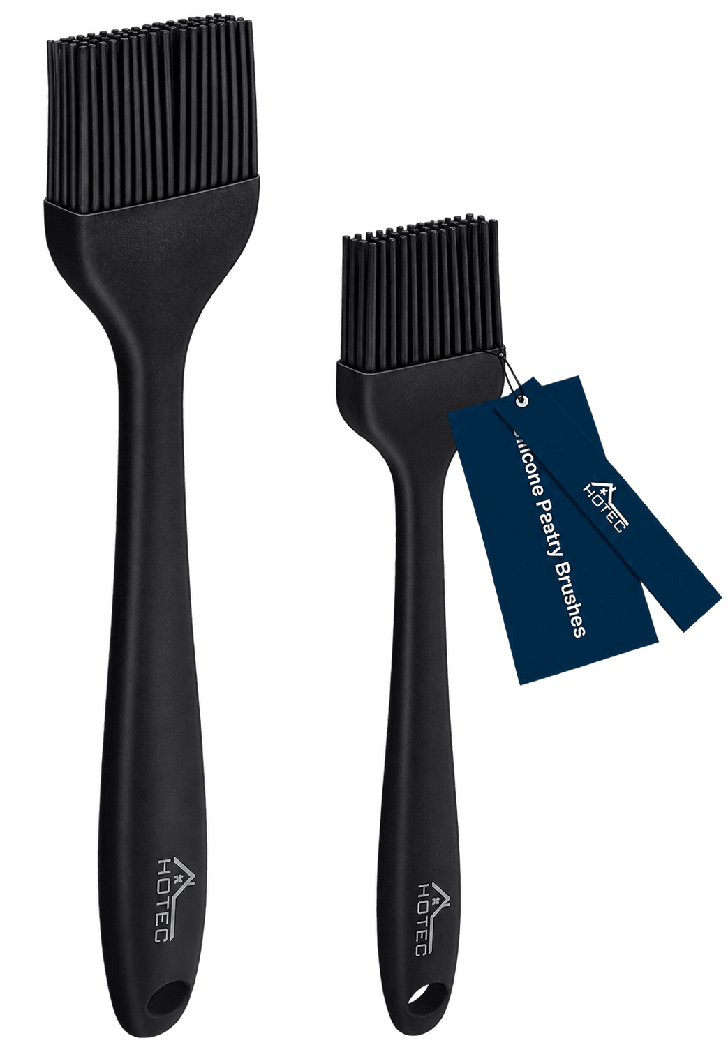 [DEMO] HOTEC Silicone Basting & Pastry Brush Set, 2 Sizes