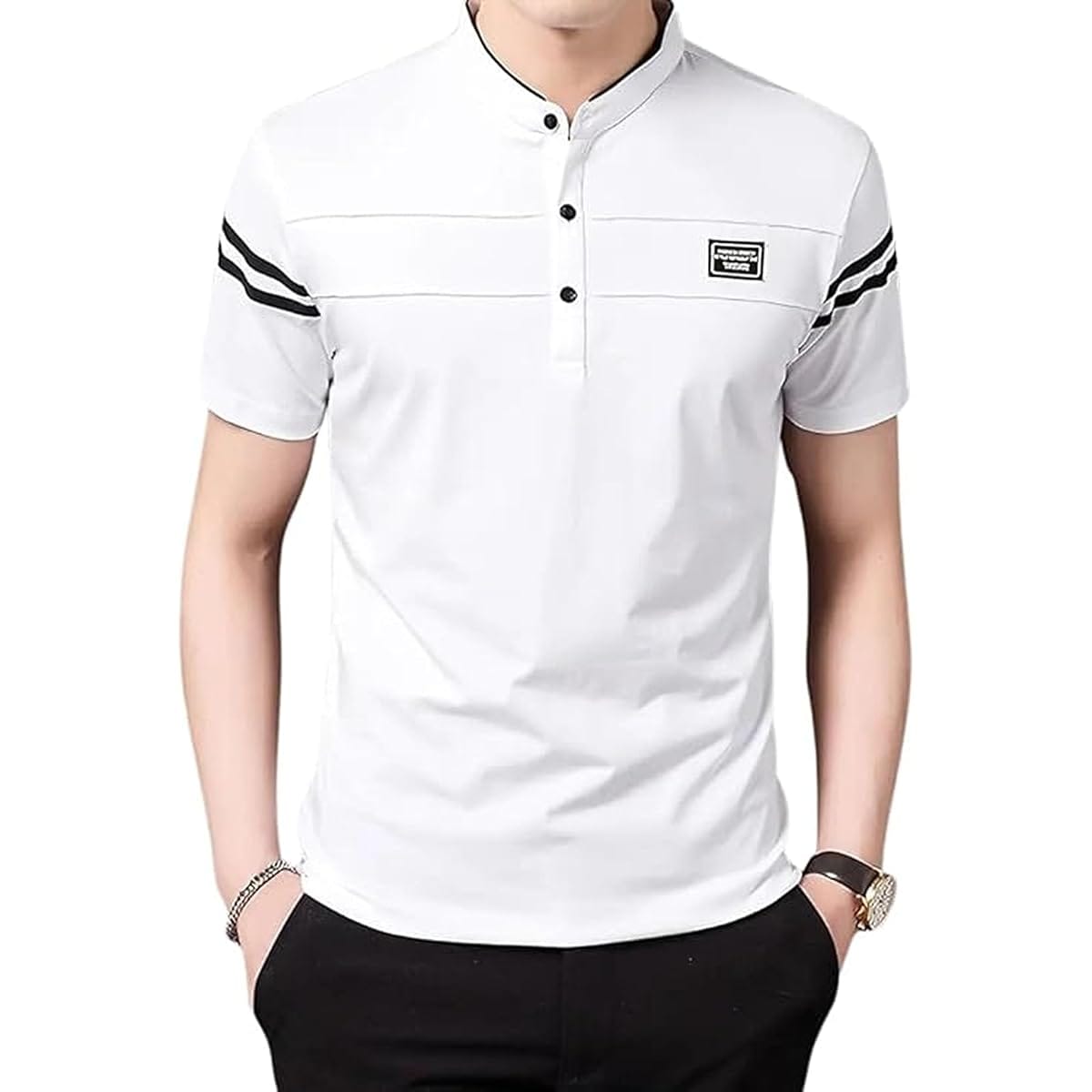 Lymio Men's Regular Fit Short Sleeve Polo Shirt Polo-78